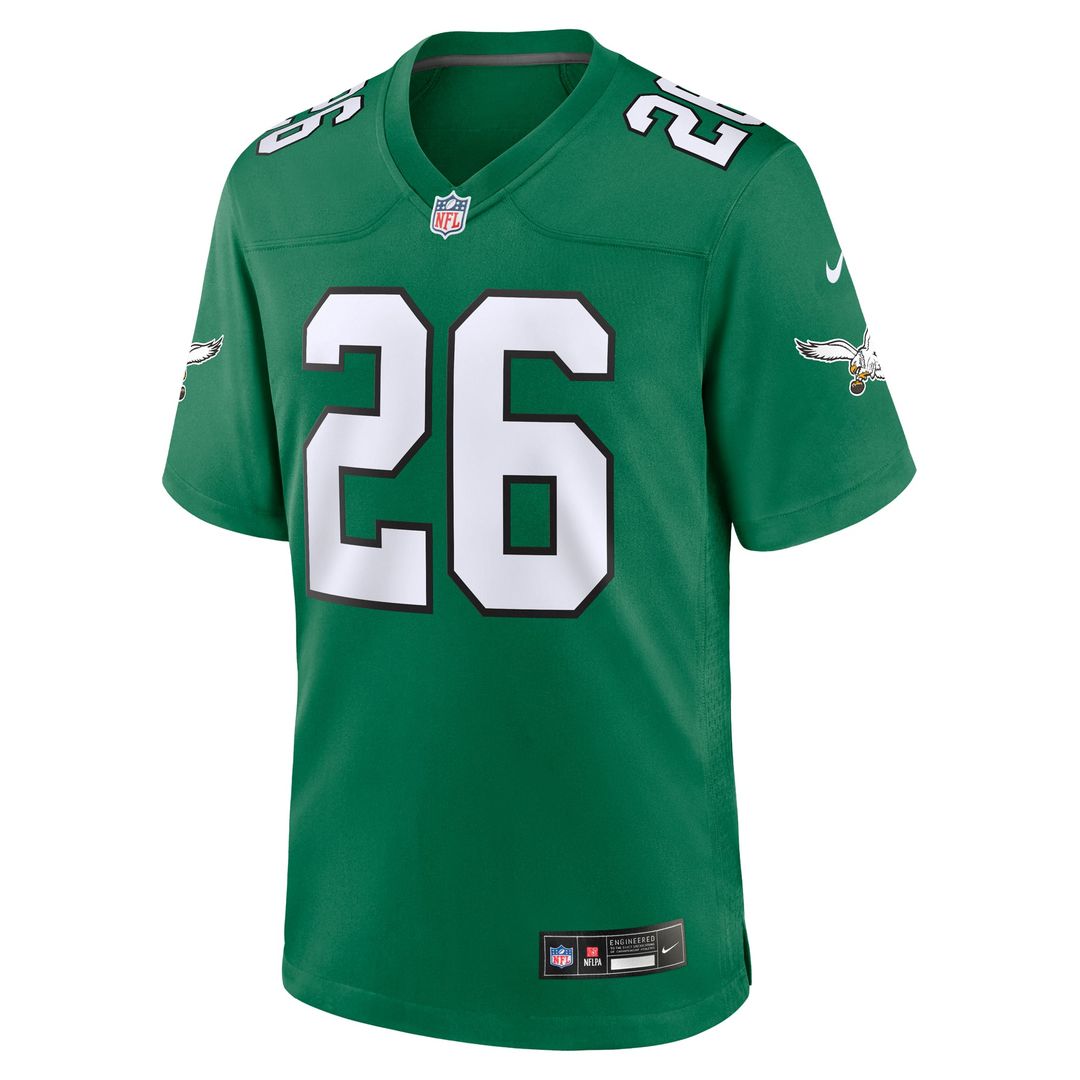 Saquon Barkley Philadelphia Eagles Game Jersey - Midnight Green