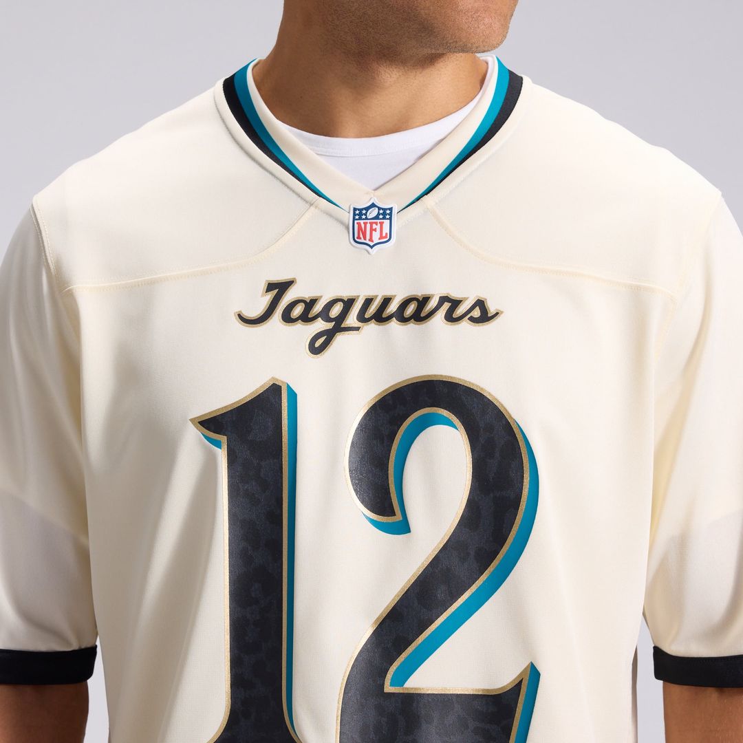 Travis Hunter Jacksonville Jaguars 2026 Rivalries Collection Game Jersey - Natural