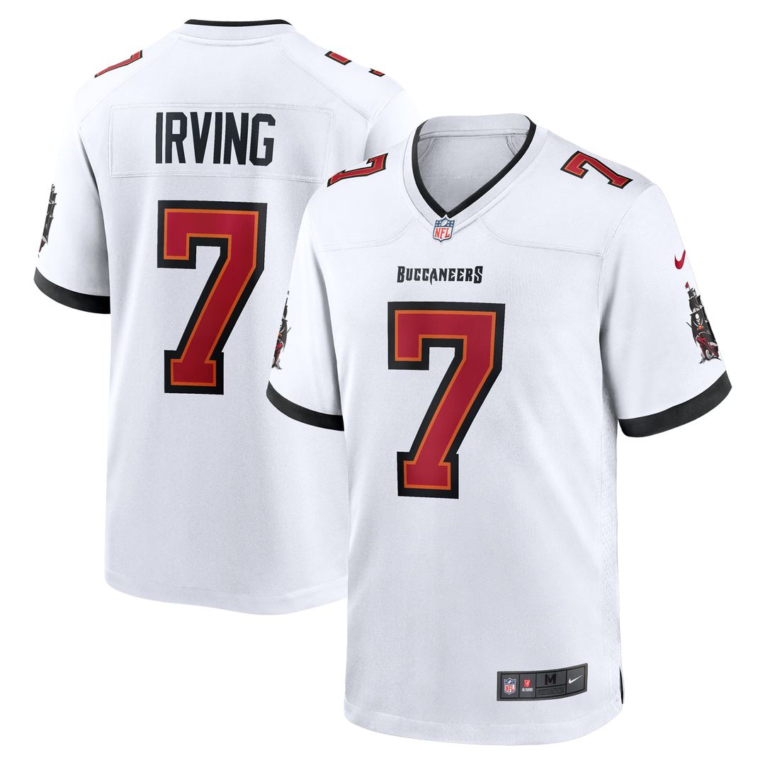 Bucky Irving Tampa Bay Buccaneers Alternate Game Jersey - Pewter