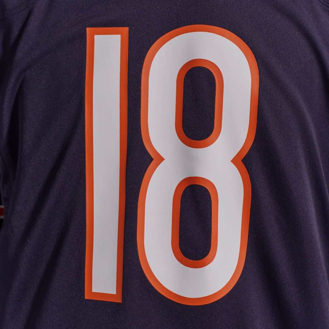 Caleb Williams Chicago Bears Alternate Game Jersey - Orange