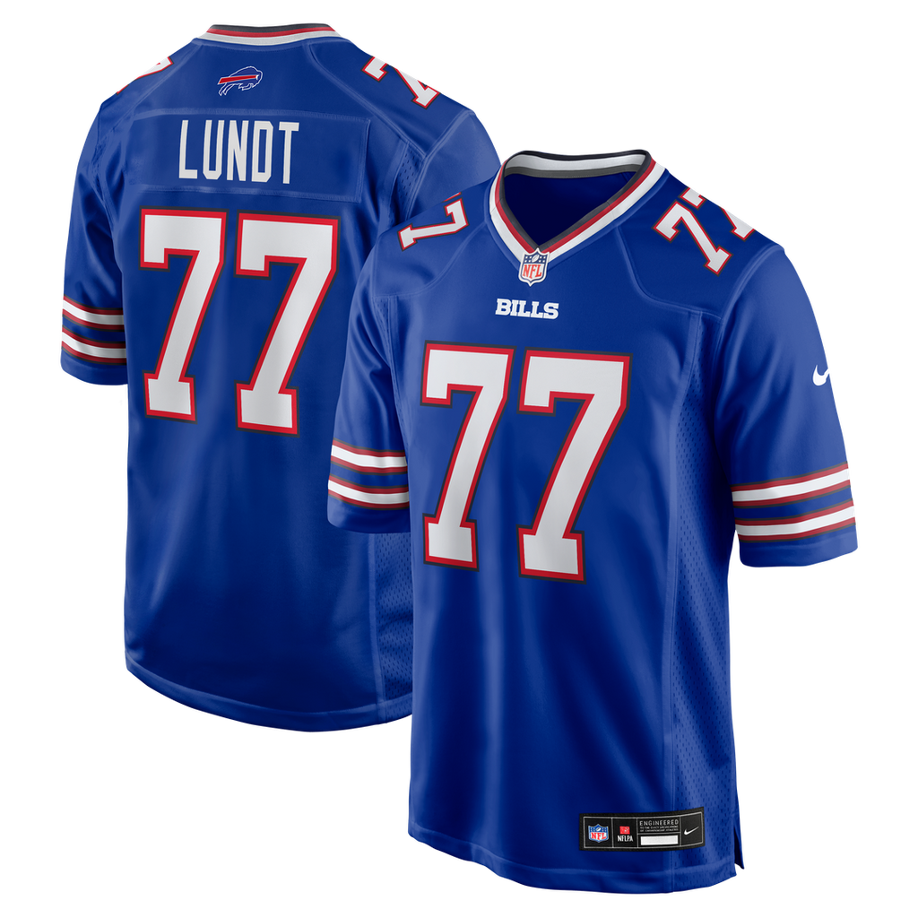 Chase Lundt Buffalo Bills Game Jersey - Royal Blue