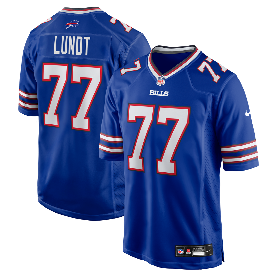 Chase Lundt Buffalo Bills Game Jersey - Royal Blue