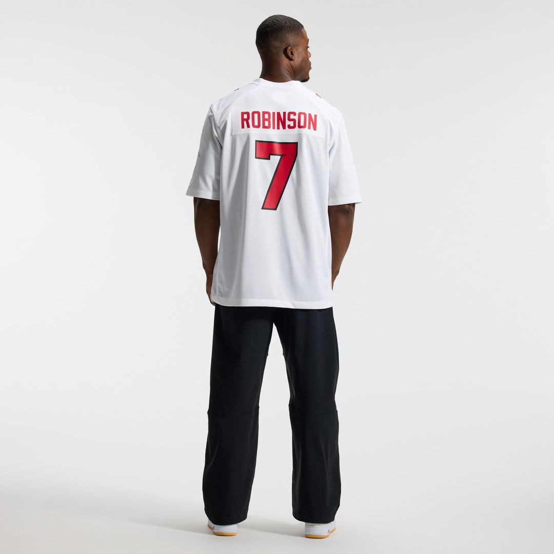 Bijan Robinson Atlanta Falcons Game Jersey - White