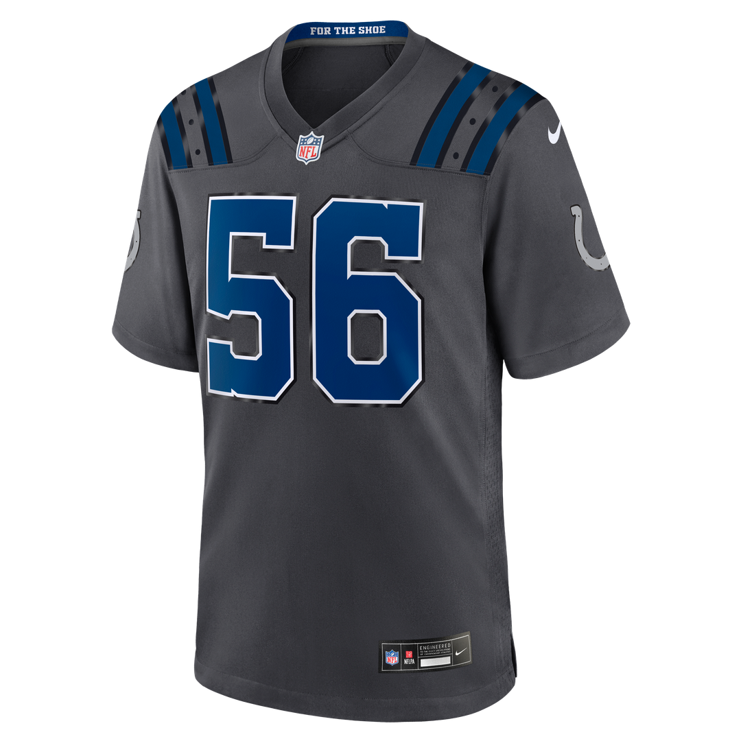 Quenton Nelson Indianapolis Colts 2026 Rivalries Collection Game Jersey - Anthracite