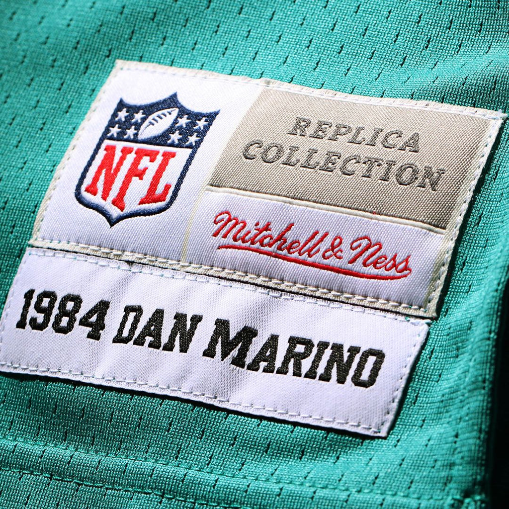 Dan Marino Miami Dolphins Big & Tall 1984 Replica Jersey - Aqua
