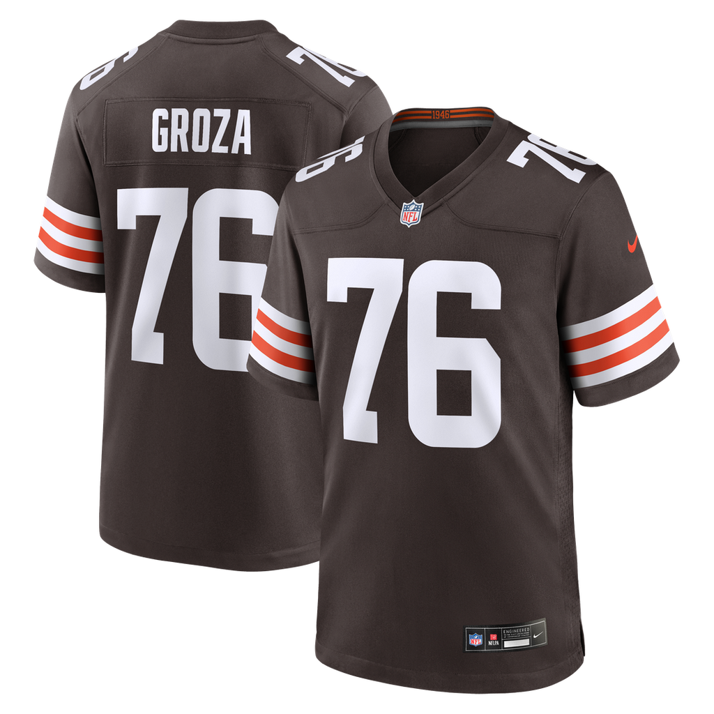Lou Groza Cleveland Browns Game Jersey - Brown