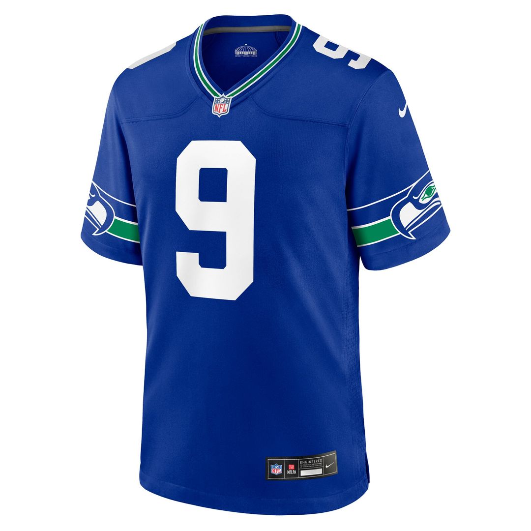 Kenneth Walker III Seattle Seahawks Throwback Game Jersey - Royal Blue