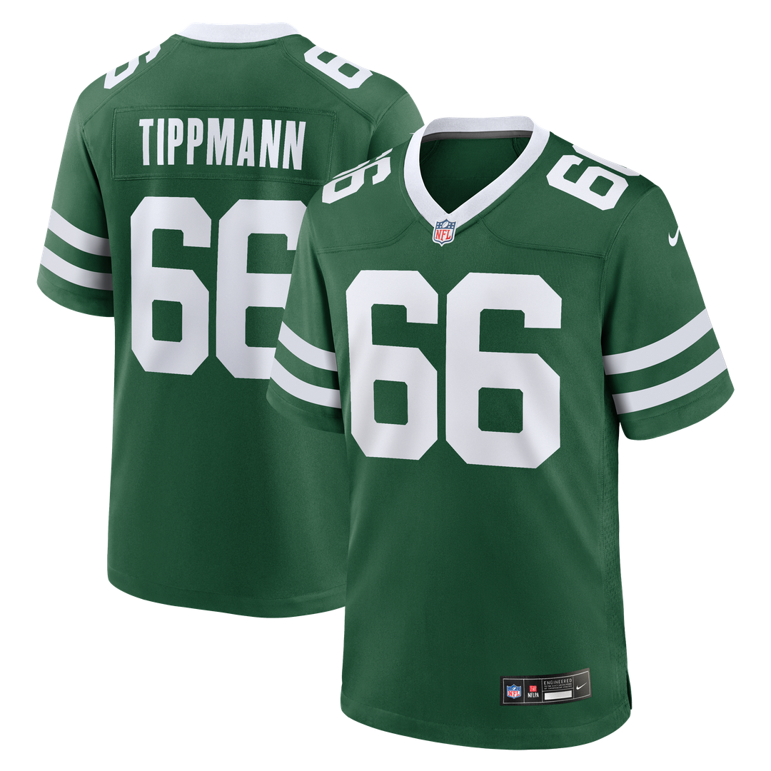 Joe Tippmann New York Jets Game Jersey - Legacy Green