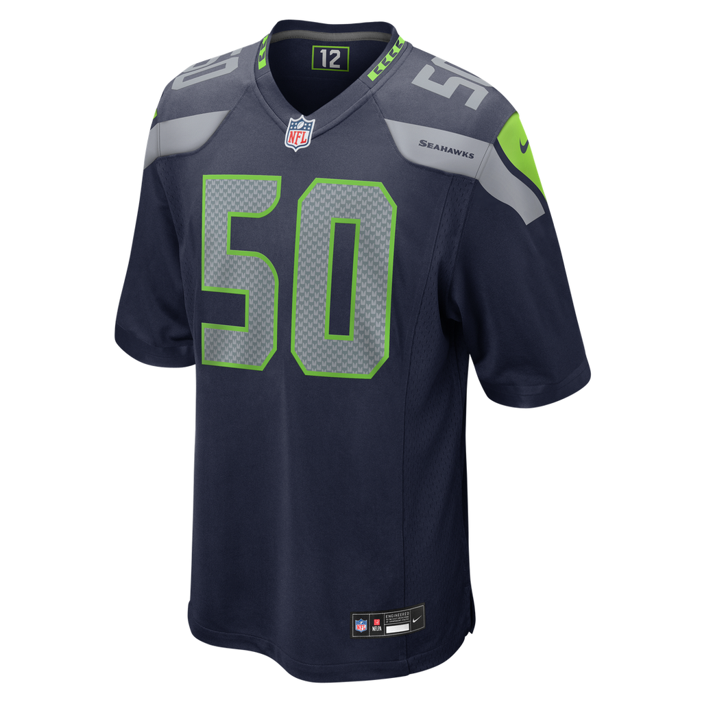 Jared Ivey Seattle Seahawks Game Jersey - College Navy