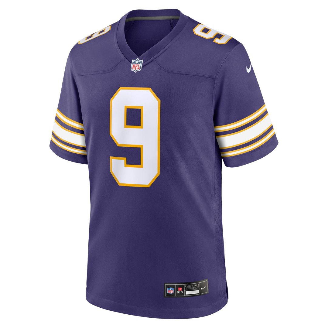 J.J. McCarthy Minnesota Vikings 2nd Alternate Game Jersey - Purple