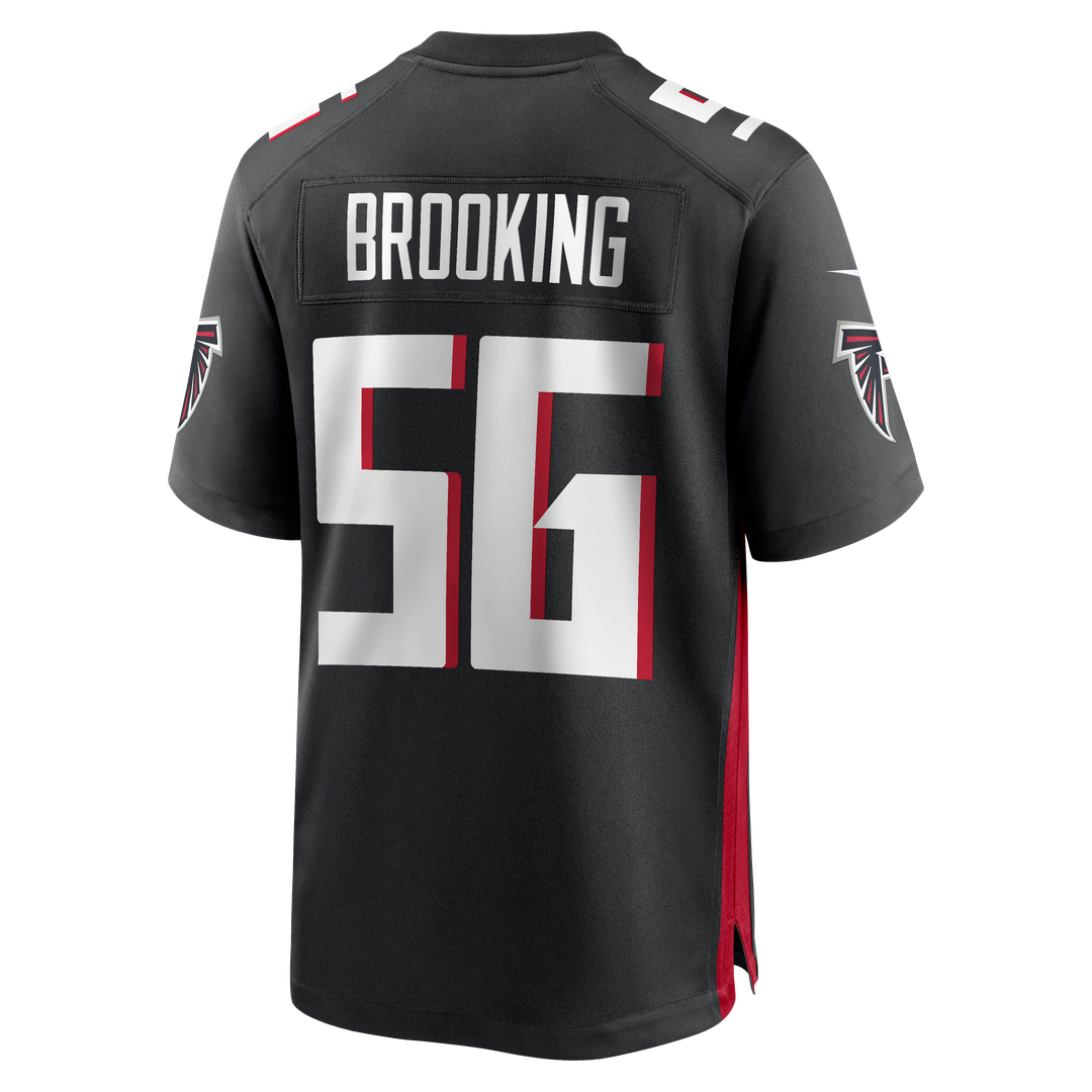 Keith Brooking Atlanta Falcons Game Jersey - Black