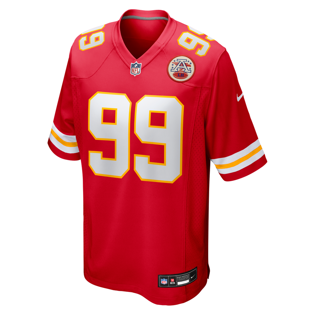 Peter Woods Kansas City Chiefs Game Jersey - Red
