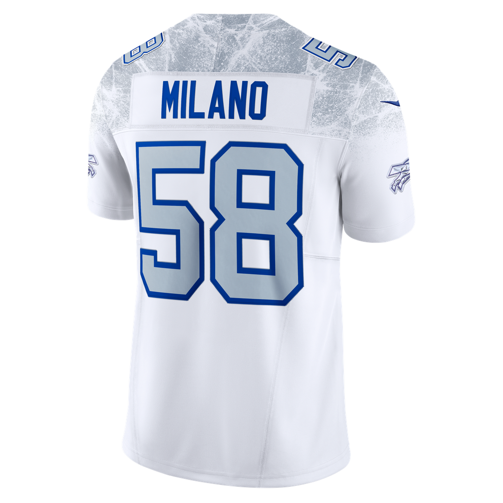 Matt Milano Buffalo Bills Rivalries Collection Stitched Limited Jersey - White