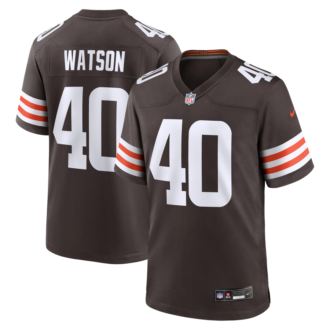 Nathaniel Watson Cleveland Browns Game Jersey - Brown