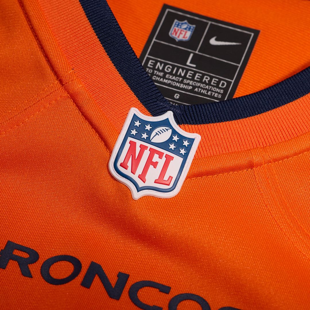 JL Skinner Denver Broncos Game Jersey - Orange