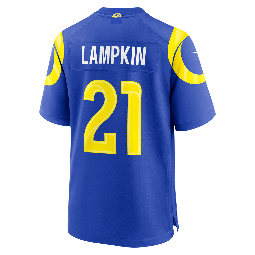 Cam Lampkin Los Angeles Rams Game Jersey - Royal Blue