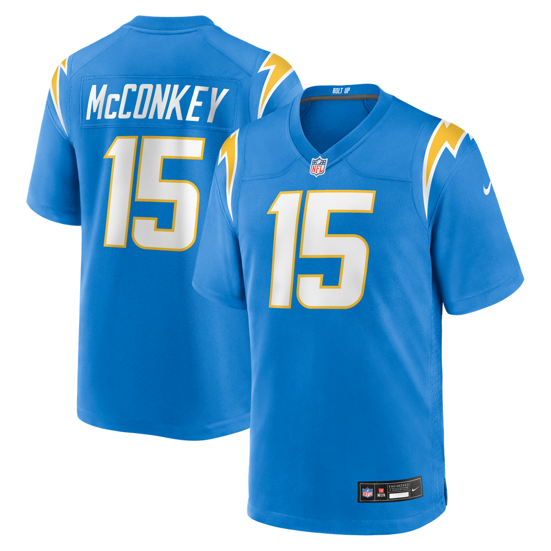 Ladd McConkey Los Angeles Chargers Alternate Super Chargers Game Jersey - Navy