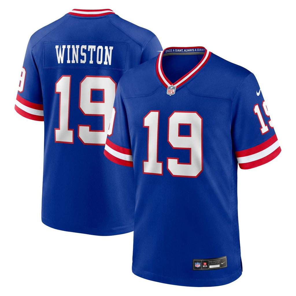 Jameis Winston New York Giants Alternate 2 Game Jersey - Royal Blue