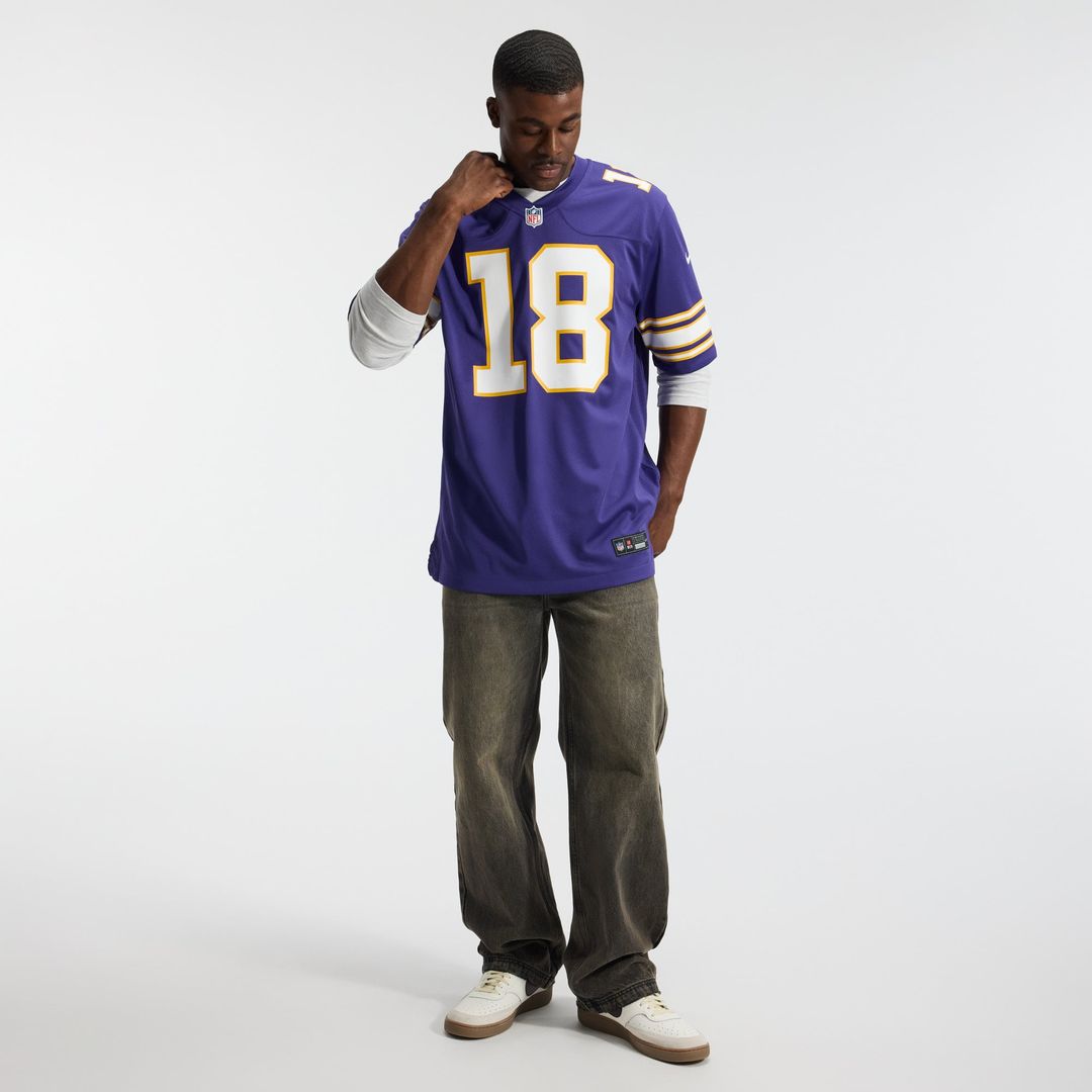 Justin Jefferson Minnesota Vikings Alternate Game Jersey - White