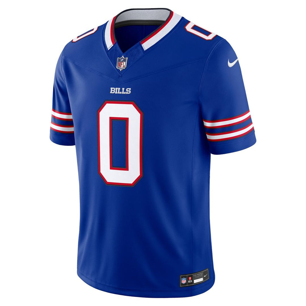 Keon Coleman Buffalo Bills Nickel City Vapor F.U.S.E. Stitched Limited Jersey - Gray