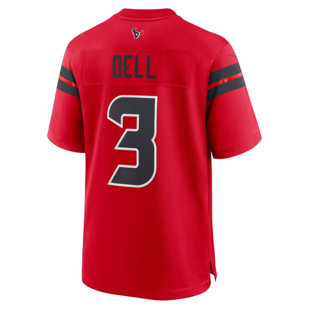 Tank Dell Houston Texans Alternate Game Jersey - Red