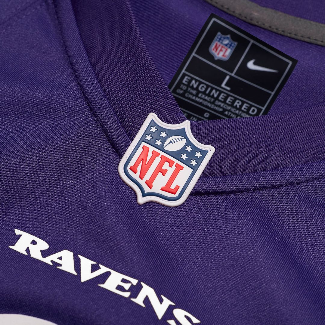 Tony Siragusa Baltimore Ravens Game Jersey - Purple