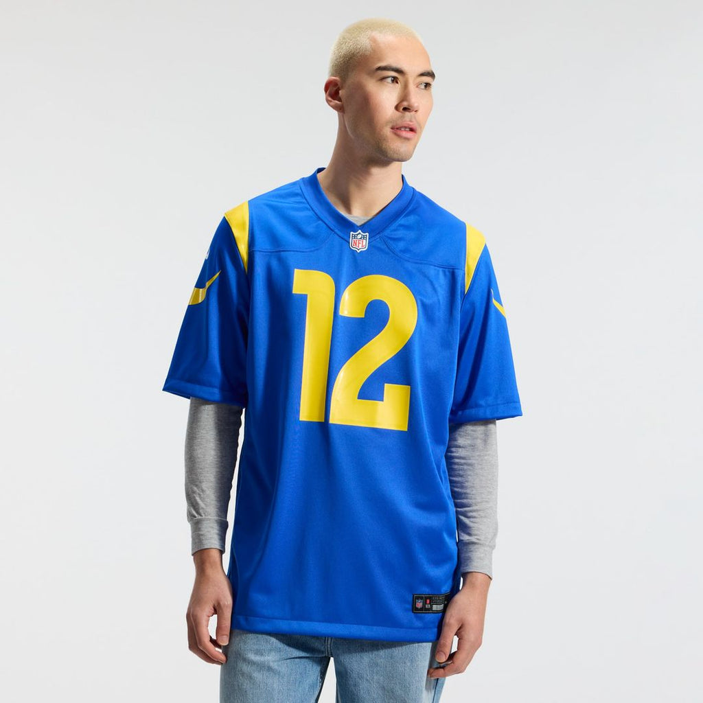 Puka Nacua Los Angeles Rams Game Jersey - Royal Blue