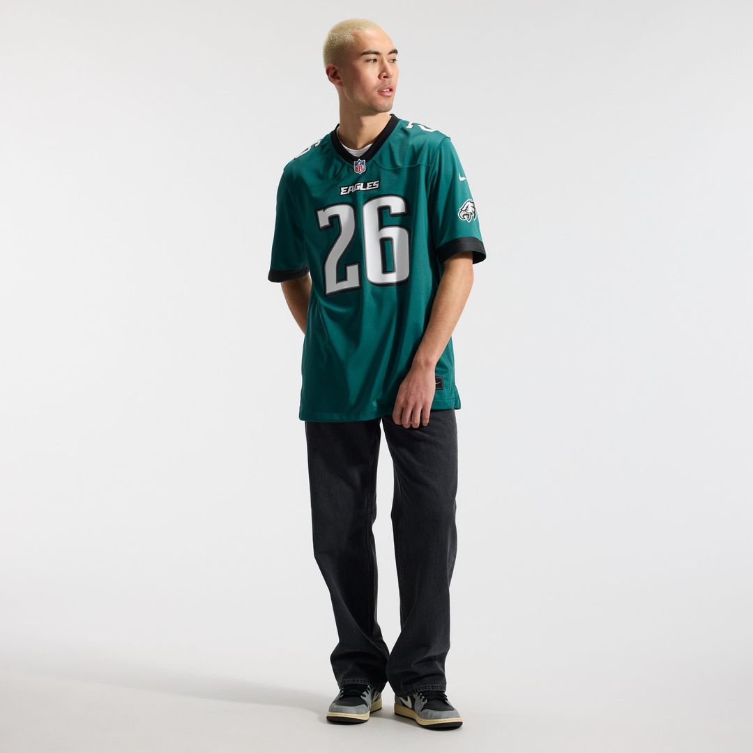 Saquon Barkley Philadelphia Eagles Alternate Game Jersey - Black