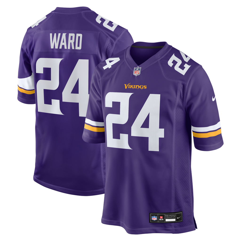 Jay Ward Minnesota Vikings Game Jersey - Purple
