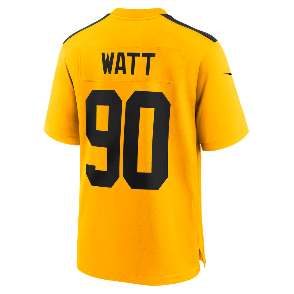 T.J. Watt Pittsburgh Steelers Alternate 1933 Throwback Game Jersey - Gold