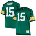 Bart Starr Green Bay Packers Big & Tall 1968 Replica Jersey - Green