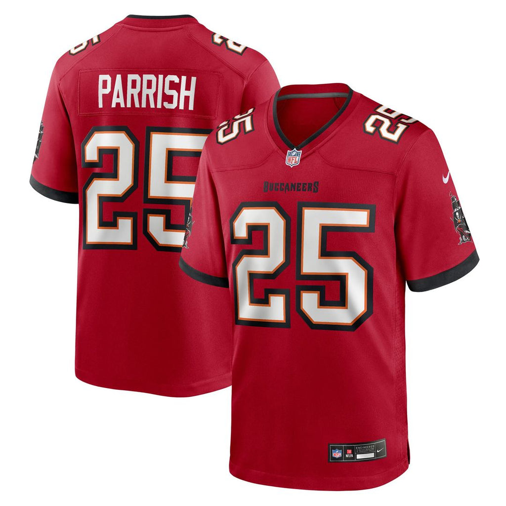 Jacob Parrish Tampa Bay Buccaneers Game Jersey - Red