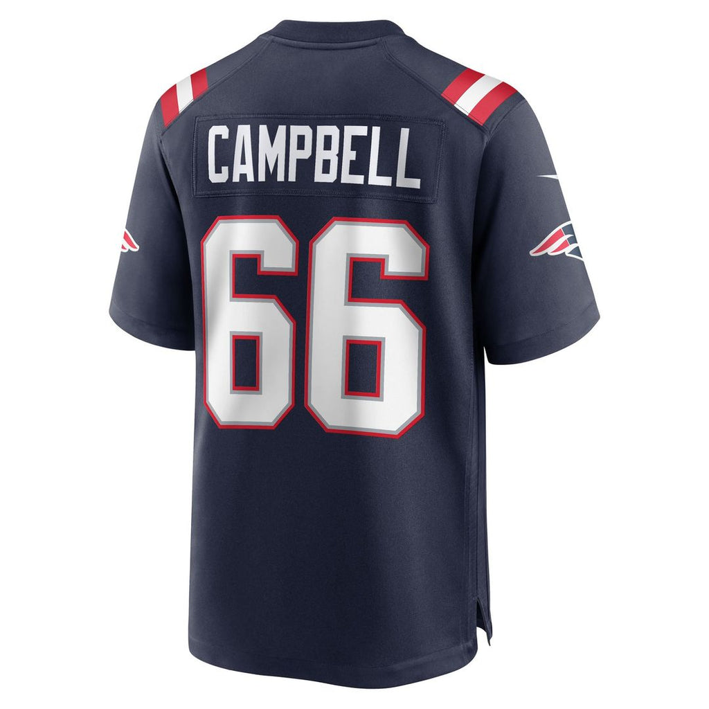 Will Campbell New England Patriots Game Jersey - Navy