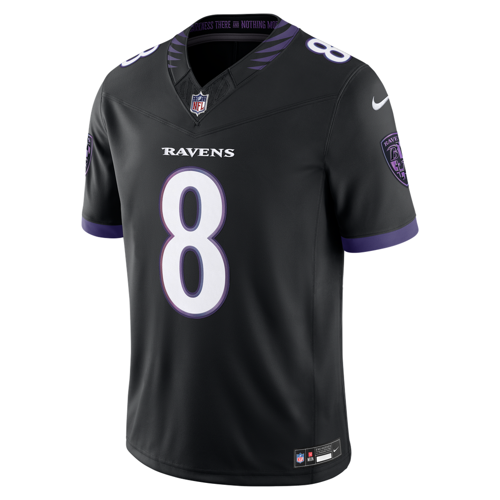Lamar Jackson Baltimore Ravens Alternate Alternate Vapor F.U.S.E. Stitched Limited Jersey - Black