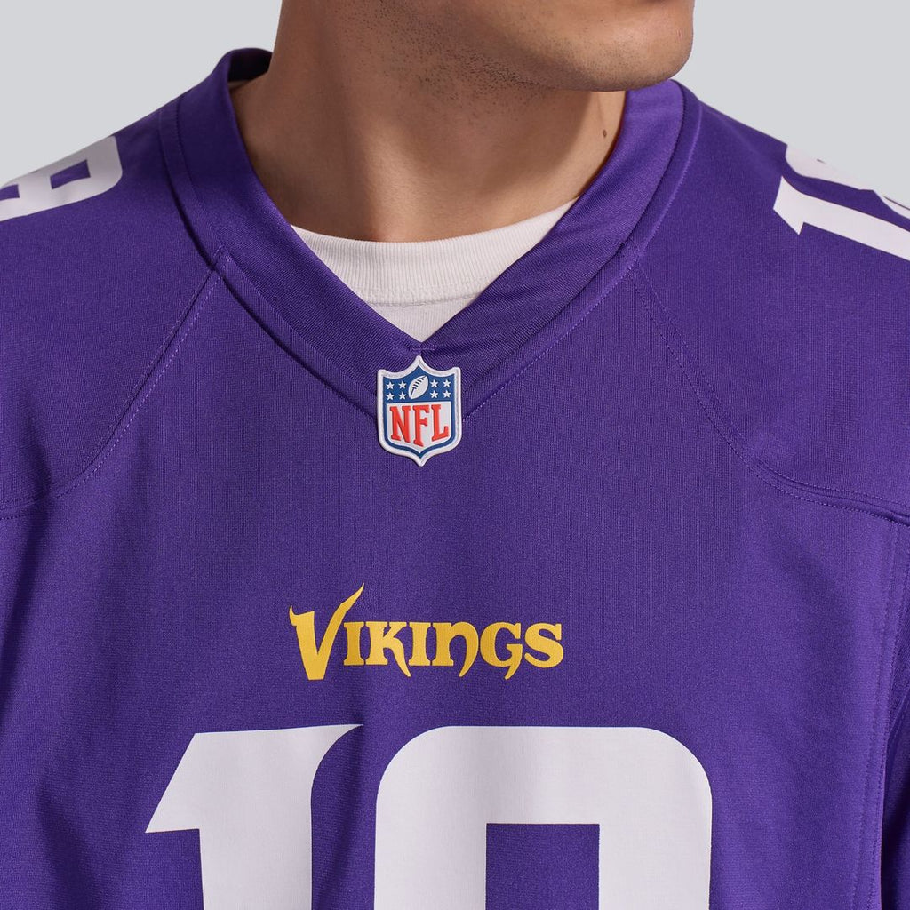 Justin Jefferson Minnesota Vikings Game Jersey - Purple