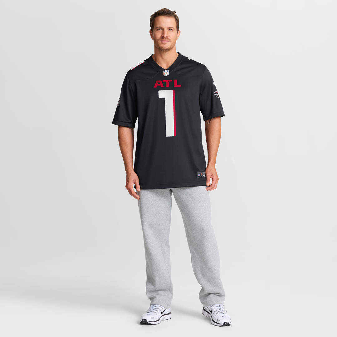 Number 1 Groom Atlanta Falcons Game Jersey - Black