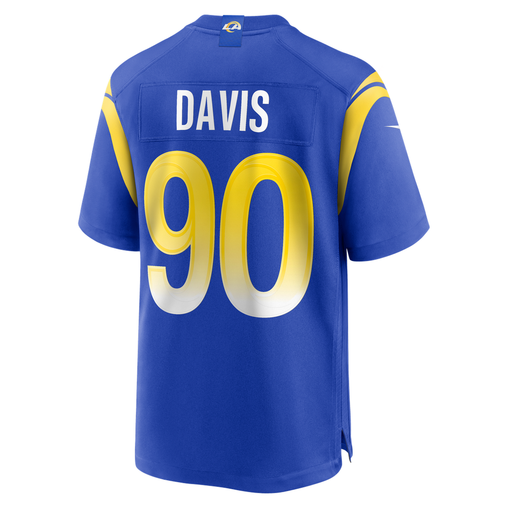 Tyler Davis Los Angeles Rams Game Jersey - Royal Blue