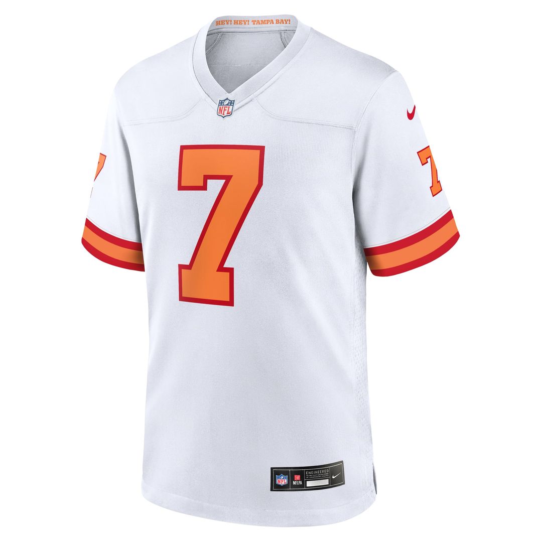 '76 Bucky Irving Tampa Bay Buccaneers Game Jersey - White