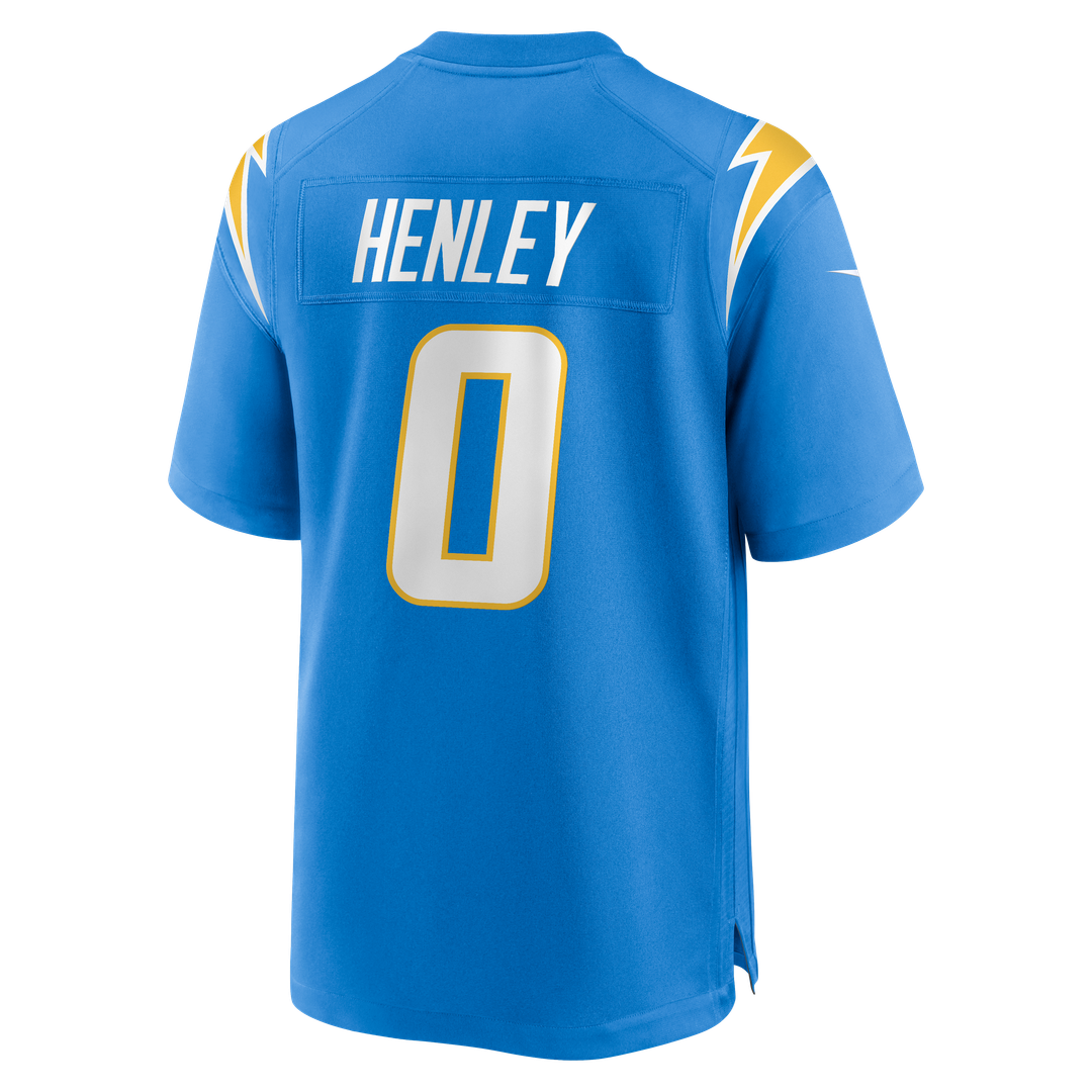 Daiyan Henley Los Angeles Chargers Game Jersey - Powder Blue