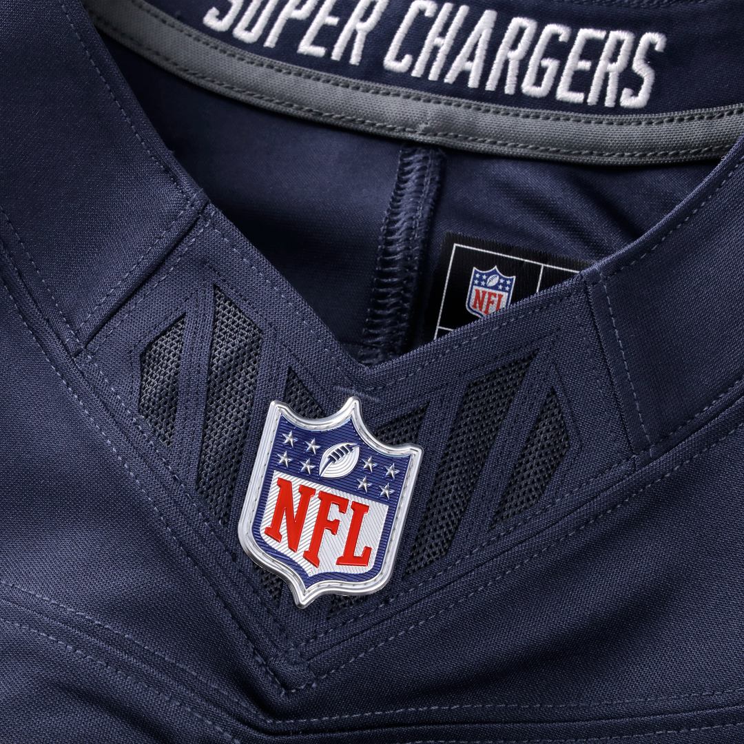 Justin Herbert Los Angeles Chargers Alternate Super Chargers Vapor F.U.S.E. Stitched Limited Jersey - Navy