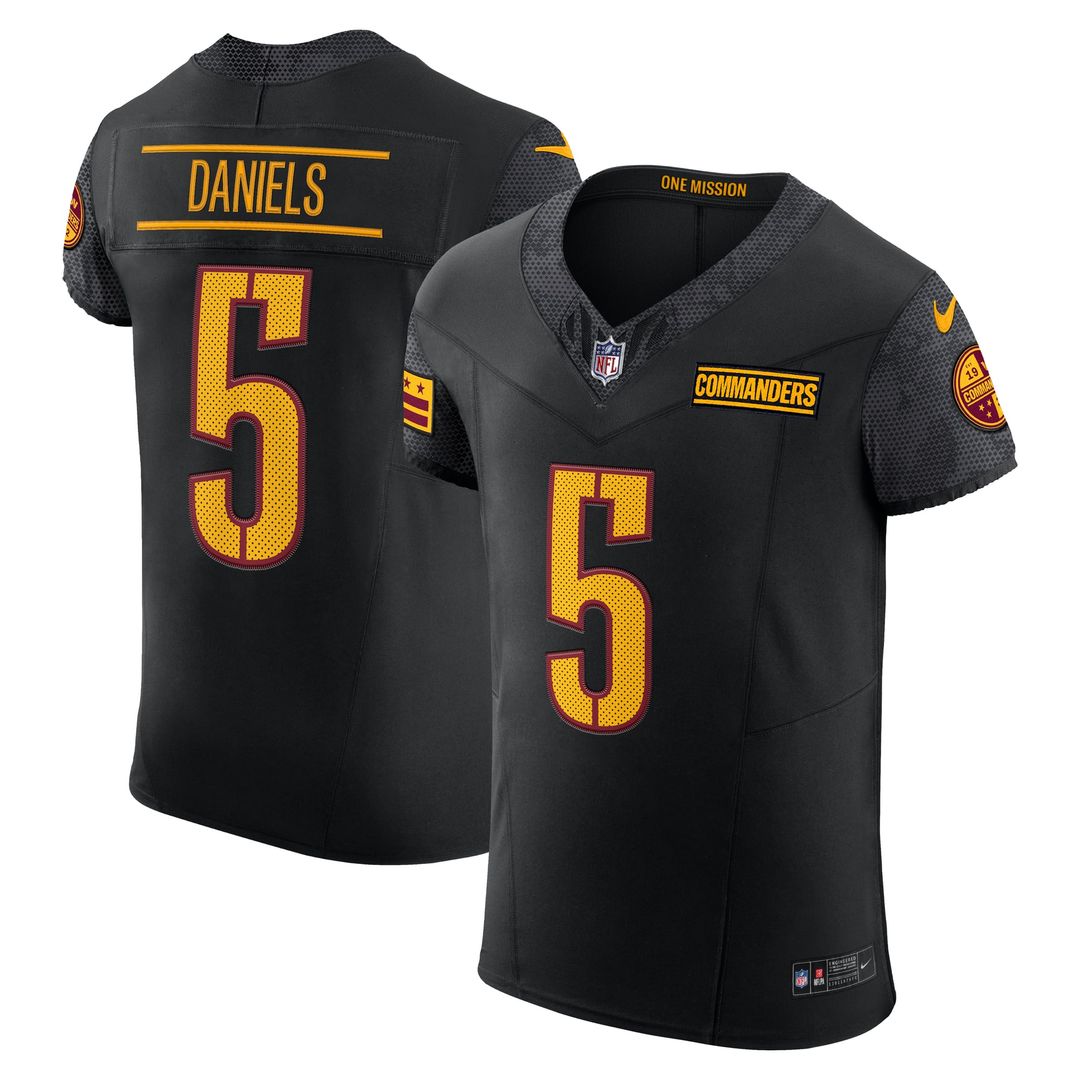 Jayden Daniels Washington Commanders Vapor F.U.S.E. Elite Jersey - Burgundy