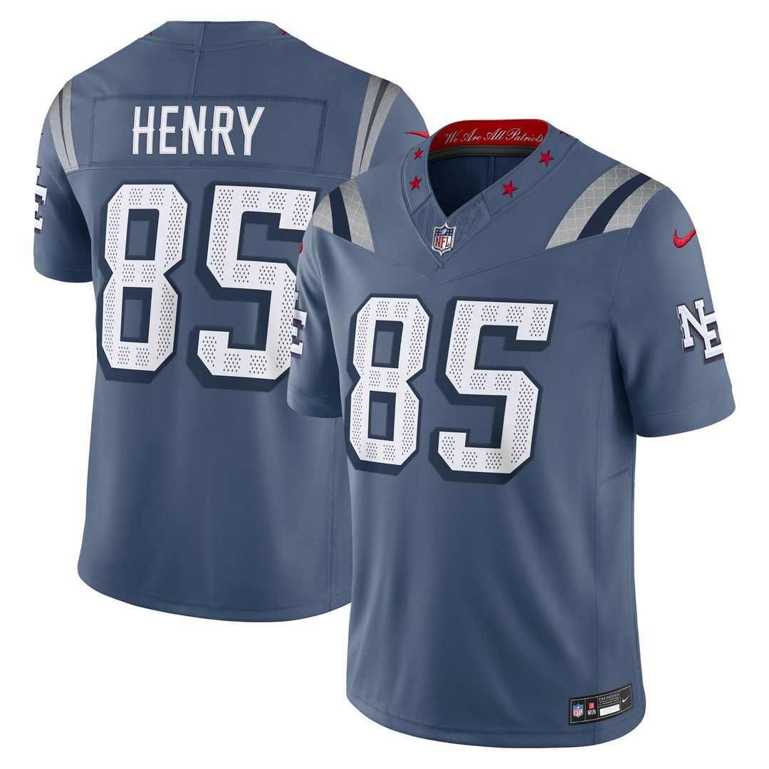 Hunter Henry New England Patriots Rivalries Collection Stitched Limited Jersey - Blue