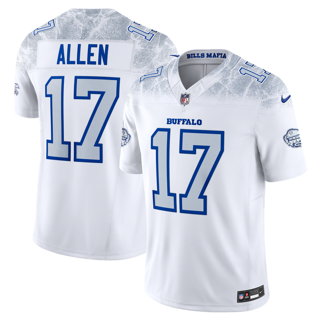 Josh Allen Buffalo Bills Rivalries Collection Stitched Limited Jersey - White