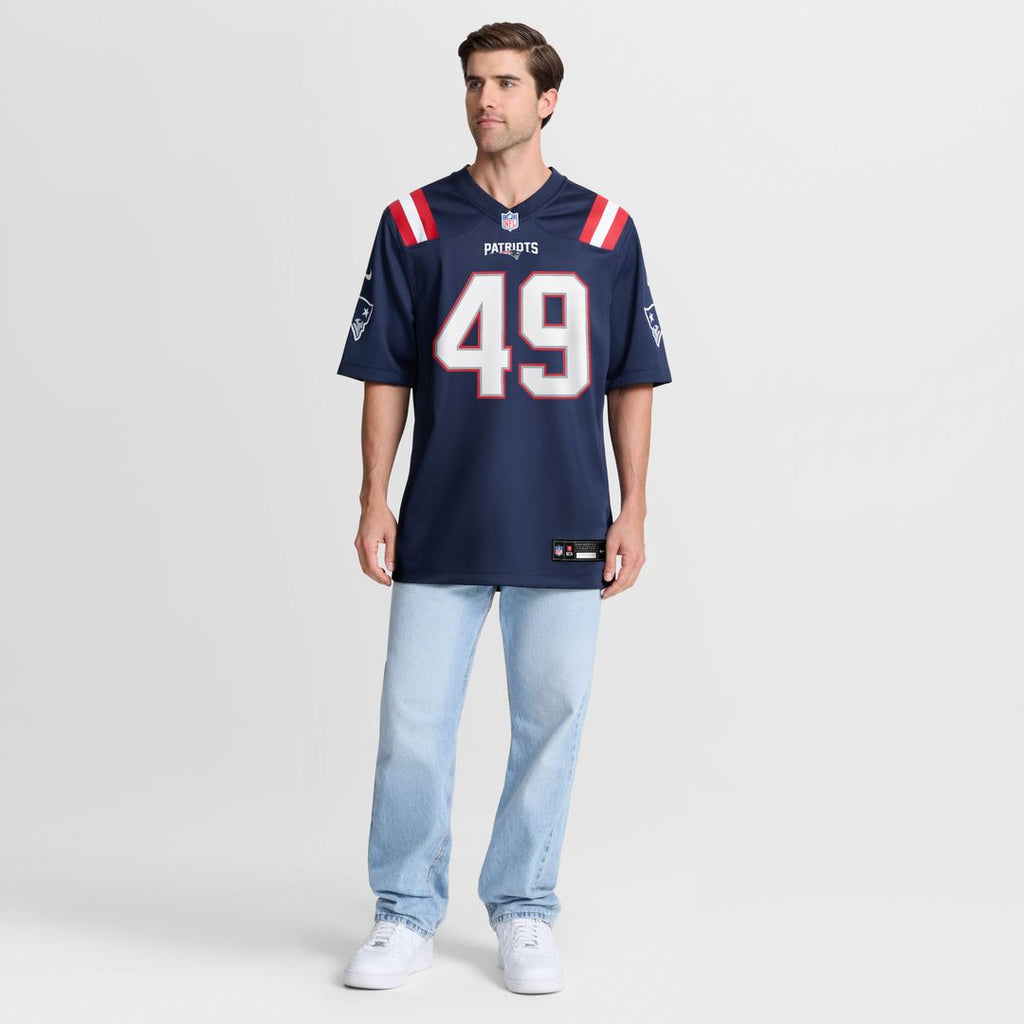 Chad Muma New England Patriots Game Jersey - Navy