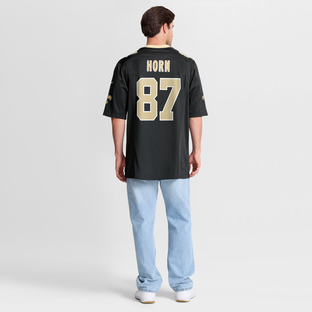 Joe Horn New Orleans Saints Game Jersey - Black