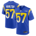 Ty Hamilton Los Angeles Rams Game Jersey - Royal Blue