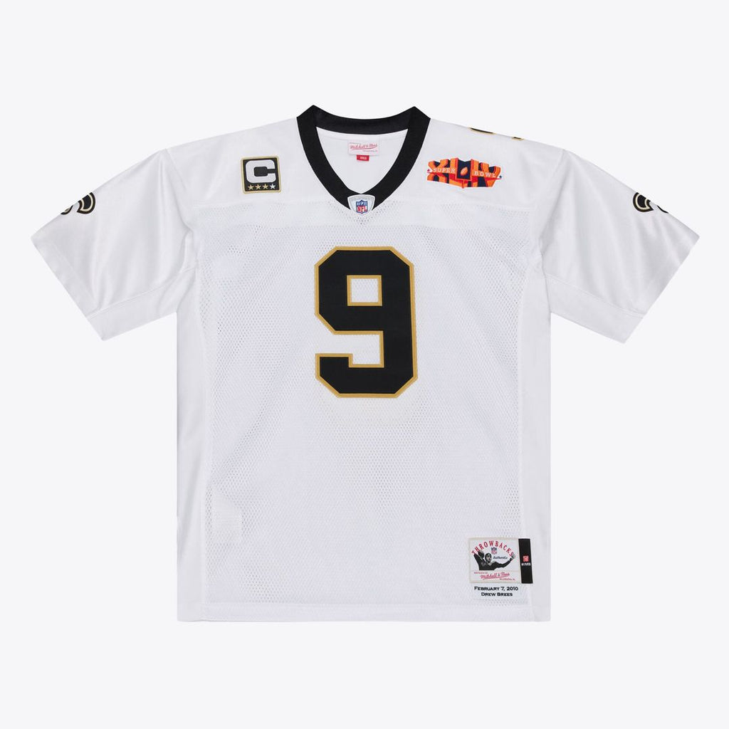 Drew Brees New Orleans Saints Super Bowl XLIV Authentic Jersey - White