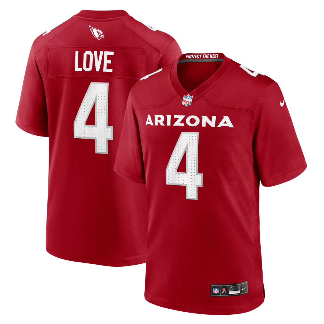 Jeremiyah Love Arizona Cardinals Game Jersey - White