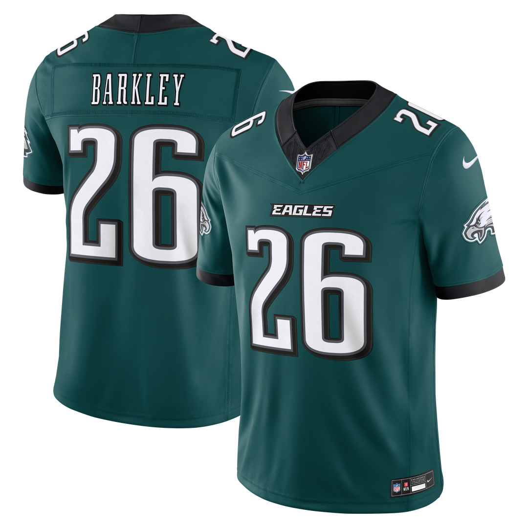 Saquon Barkley Philadelphia Eagles Vapor F.U.S.E. Stitched Limited Jersey - White