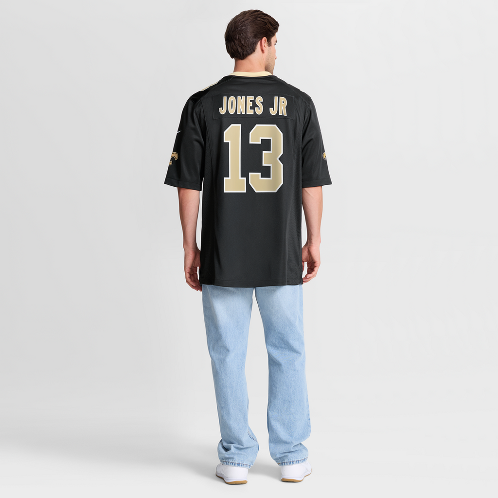 Velus Jones Jr. New Orleans Saints Game Jersey - Black